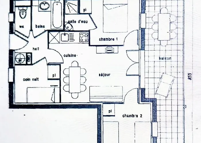 Appt T4 Résidence Le Cordouan 3 étoiles Côté Piscine * Soulac-sur-Mer
